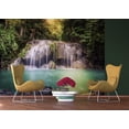 thumbnail image 2 of Dundee Deco Rock Waterfall Mountain Lake in the Forest Wall Mural, 11'10" x 8'10", 2 of 3