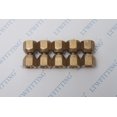 thumbnail image 2 of LTWFITTING latón 1/4 "" OD Flare forjado tuerca giratoria Unión latón Flare tubo montaje (paquete de 5), 2 of 2