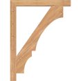 thumbnail image 3 of Ekena Millwork 3 1/2"W x 36"D x 48"H Balboa Block Smooth Bracket, Western Red Cedar, 3 of 4