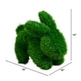 thumbnail image 2 of Nearly Natural 14in. UV Resistant Artificial Grass Garden Plush Topiary Bunny Rabbit (Indoor/Outdoor), 2 of 13