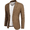 Camel, variant on Mens Sports Jacket Two Buttons Casual Lightweight Stylish Modern Suit Jacket