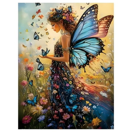 Butterfly Elves wooden Jigsaw Puzzles, magic puzzle, family games, decorations, paintings, home decor, gifts