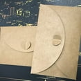 thumbnail image 6 of 10Pcs/50Pcs Clasps Closure Brown Kraft Papers String Business Cardboard Envelope, 6 of 9