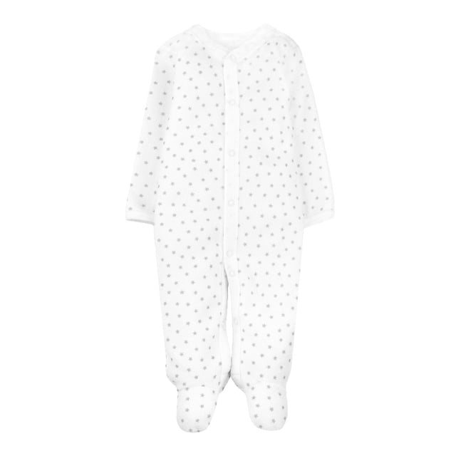 Mameluco Baby Creysi para Bebé Unisex Blanco Talla 0 Meses