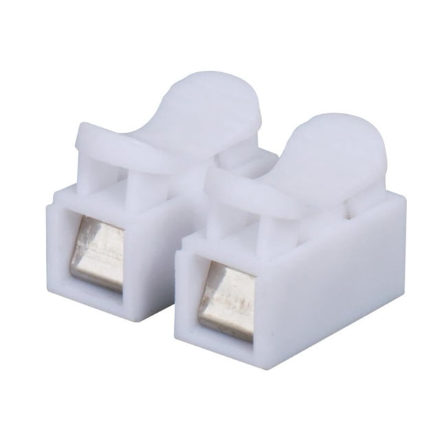 10-100x10A 220V 2Pin Push Quick Cable Connector Stable Wiring Terminal 0.3-