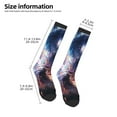 thumbnail image 2 of Salouo Urban Style Colorful Dragon Print Women's Men's Ankle Socks 1-pack Casual Athletic Socks for Unisex Adult Moisture-Wicking Socks for Daily Wear/Running/Sport, 2 of 8