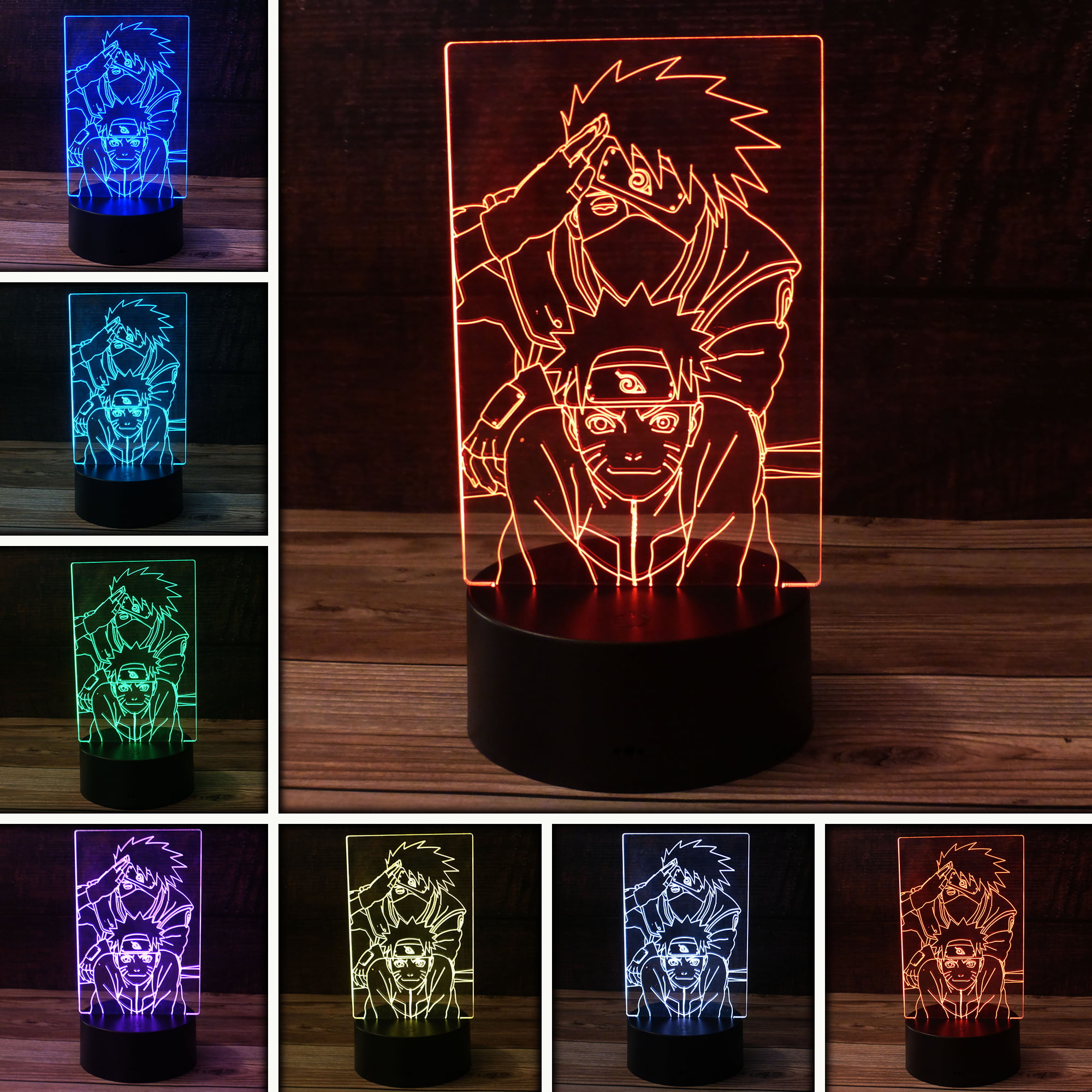 Details about   Naruto Uzumaki 7 Color LED USB Night Light Japanese Anime Collectible 3D Lamp