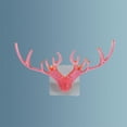 thumbnail image 2 of LAIQIEN Three-dimensional Traceless- Antler- Hook Nordic- Wall Decoration Self Adhesive Hook Novel Deer Head Wall Key Wall Hook, 2 of 9