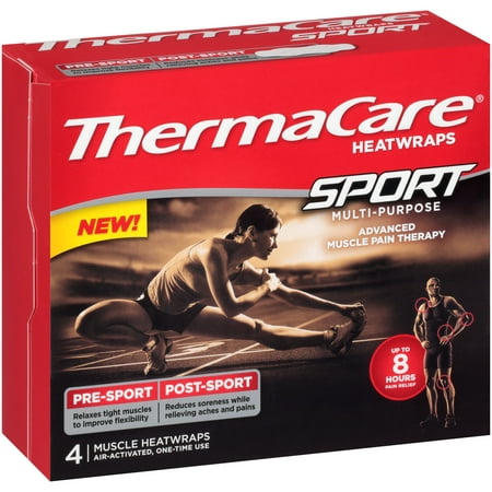 ThermaCare® Sport Multi-Purpose Advanced Muscle Pain Therapy Heatwraps - 4ct