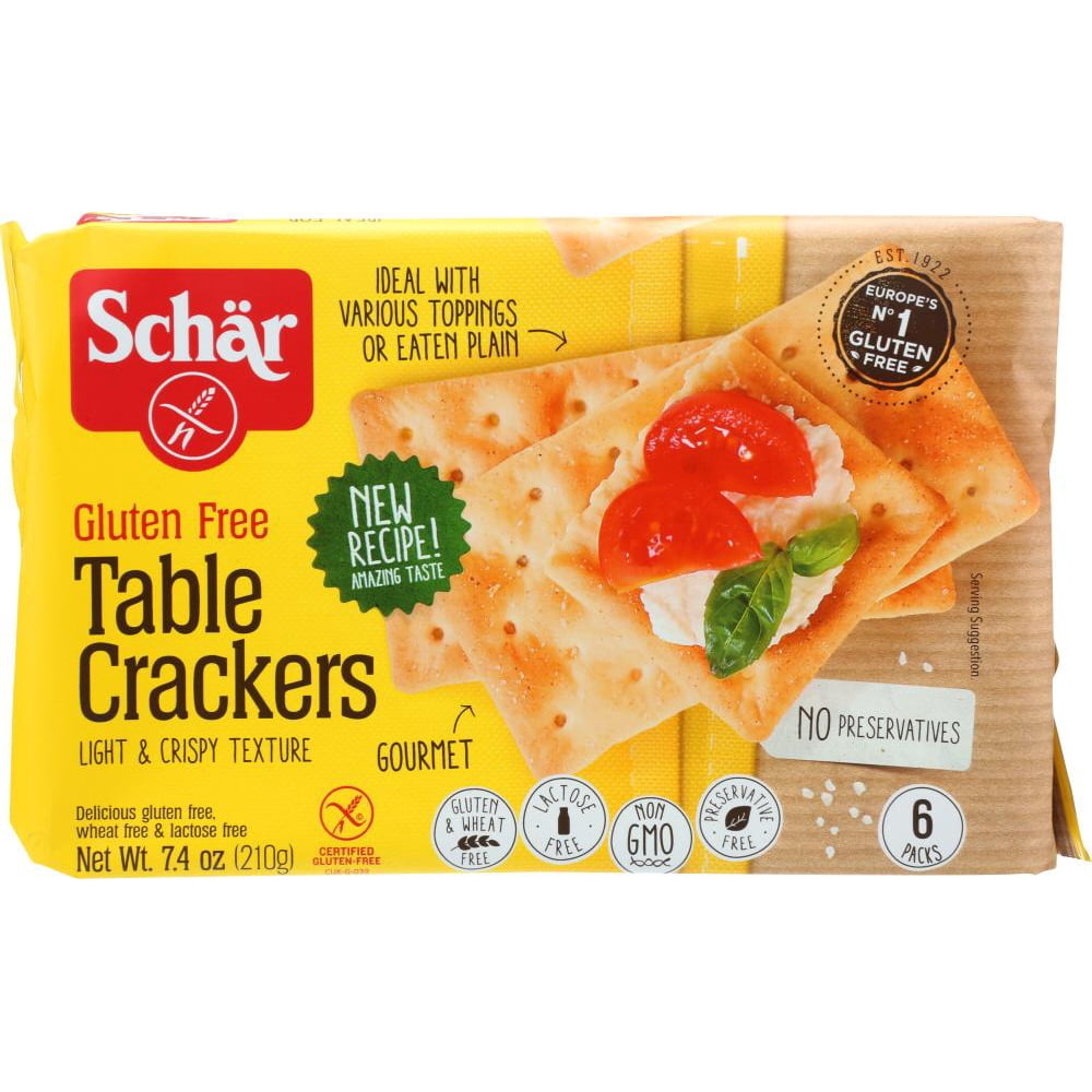 Schar Table Crackers, 7.4 Oz (Pack of 5) - Walmart.com - Walmart.com