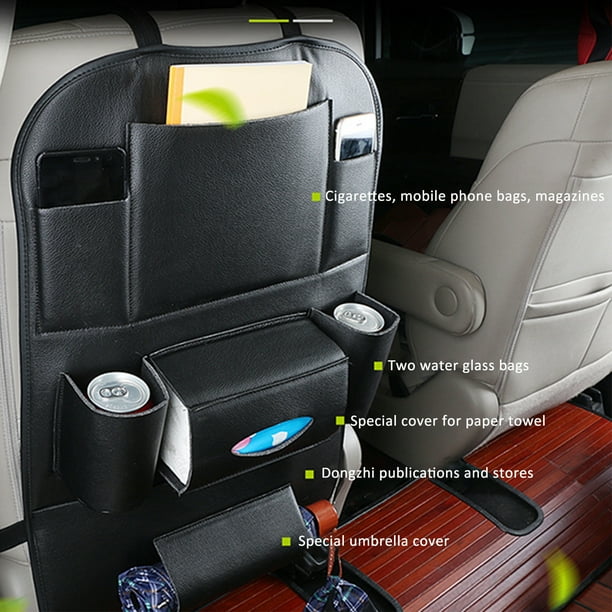 Suokom Car Seat Back Organizer Car Storage Bag Seat Hanging Rear