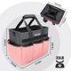 thumbnail image 2 of Bolsa para herramientas de jardín WORKPRO Heavy Duty con 10 bolsillos, color rosa, 2 of 7