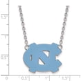 thumbnail image 2 of Sterling Silver Ss Rh-P Logoart University Of North Carolina Enam Large Pendant With Neckla (18 X 24) Made In United States ss016unc-18, 2 of 5