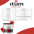 thumbnail image 4 of Impermeabilizante Acrilico Super Coat 3 años 3.8 Lt ITUM Duracion 3 años, 4 of 5