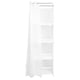 thumbnail image 3 of GOOHOCHY Armario ropero blanco con cortina corrediza transparente, pequeño armario de almacenamiento para dormitorio con múltiples capas, organizador de armario independiente para ropa., 3 of 8