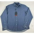 thumbnail image 6 of Tommy Hilfiger Men's Flex Reg Fit Washed Untucked Dress Shirt Blue-15-15.5 32/33, 6 of 15