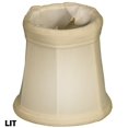 thumbnail image 5 of Royal Designs, Inc. Empire Chandelier Shade with Flame Clip Fitter,CS-102EG-6, Eggshell, 3 x 4.25 x 4.25, Pack of 6, 5 of 5