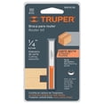 thumbnail image 2 of Broca ROUTER RECTA 2 FILOS 1/4'' X 1'' Truper BROU-R2 1/4L, 2 of 2