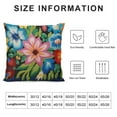 thumbnail image 5 of JEUXUS  Throw Pillow Cover Indian Mexican Lumbar Indigenous Arte Mexico Home Decor Pillowcase Lumbar Pillow Case Cushion Cover for Sofa Couch Bed, 5 of 5