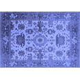thumbnail image 1 of Ahgly Company Indoor Rectangle Oriental Blue Traditional Area Rugs, 4' x 6', 1 of 4