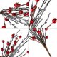 thumbnail image 2 of Orden de compra con imagen Pedido mínimo de 120 ramas Simulación navideña de esquejes de frutos rojos granada roja pequeña y nieve de 45 cm espuma de fruta/plástico/papel ANGGREK  Otros, 2 of 8