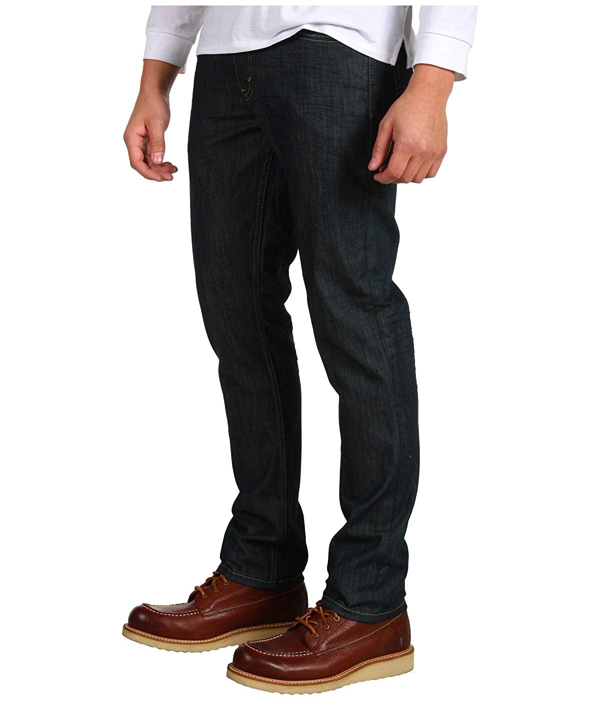 NWT Levi's 511 Men's Slim Fit Stretch Dark Blue Jeans Faded