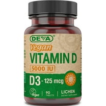 Deva Vegan Vegan Vitamin D3 5000 IU 90 Tablet