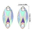 thumbnail image 2 of CRILSTYLEO 48Ud Gemas Para Coser De Vidrio Con Perfectas Para Vestidos Y Manualidades En Plata, 2 of 6