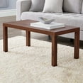thumbnail image 2 of Aukfa Modern Coffee Table, Sofa Center Table for Living Room Home Office, Walnut, 2 of 6