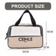 thumbnail image 2 of Bolsa de aseo transparente PU, bolsa de cosméticos de maquillaje de cáñamo, bolsa de viaje transparente para mujeres y hombres, 2 of 5