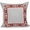 Orange, variant on Simply Daisy 16" x 16" Jodhpur Border Geometric Print Pillow