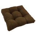 thumbnail image 1 of Coussin de Chaise de Salle à Manger Capitonné en Microsuède Carré de 19 Po, 1 of 2