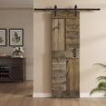 thumbnail image 3 of Coast Sequoia Inc Coast Sequoia 24in x 84in S Series Pine Wood Sliding Barn Door With Hardware Kit Unfinished, 3 of 5