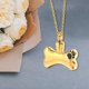 thumbnail image 4 of Colgante, Collar, Cadena, , , Joyería Conmemorativa, , Dorado Negro Yinane Collar colgante, 4 of 8