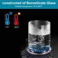 thumbnail image 3 of Airtight Canisters Set, Premium Borosilicate Glass, Strong Sealing Bamboo Lid, 450Ml, 3PCS, 3 of 7