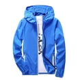 thumbnail image 3 of JIANJIA Mens Coats And Jackets Solid Color Hooded Long Sleeve Casual Plus Size Zipper Cardigan Autumn Winter Outerwear Streetwear, 3 of 3