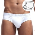 thumbnail image 2 of Mens Tanga Ropa Interior Calzonines Casual Sólido Trasero Elevador Transpirable Nylon Spandex Deporte, 2 of 9