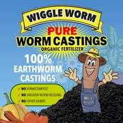 Wiggle Worm 100% Pure Organic Worm Castings - Organic Fertilizer for Houseplants, Vegetables, and More, 30-Pounds (2 Pack)