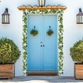 thumbnail image 4 of Wzzjkit Artificial Flower Garland, Hanging Flower Garland Rattan Door Decorations Forest Style Flower Garlands for Window Displays Wedding Decorations Photography Props, 4 of 6