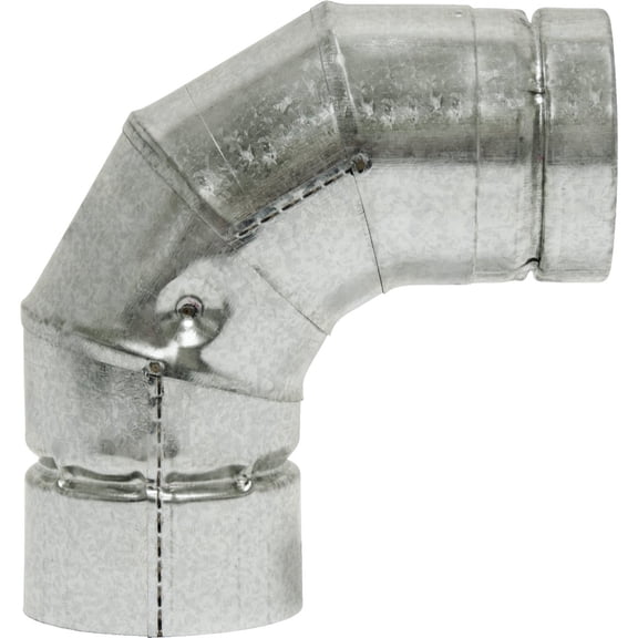 Selkirk Sport SELKIRK VP Pellet Pipe 3 In. x 5-13/16 In. x 90 deg Pellet Stove Pipe Elbow — Residential Use, Standard Application