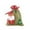 A, variant on Christmas Gift Bag, Linen Gift Bag, Three-Dimensional Santa Snowman Reindeer Holiday Candy Bags, Cloth Multicolor 20x30cm Festive Present Packaging