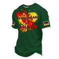 thumbnail image 1 of Women's Germany Football Graphic T-Shirt, Men's Soccer Graphic T-Shirt, Casual Short Sleeve Sports Top for Workout for Soccer Tournament 2026 Dark Green Size: 2XL, 1 of 4