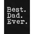 thumbnail image 2 of Best Dad Ever Shirt Funny Shirt Father Novelty Sarcastic Men Graphic Tee Small Heather Dark Gray, 2 of 6