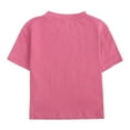 thumbnail image 5 of piuwrlz Shirt and Short Pants Set Baby Boys Girls Fashionable Solid Color Summer Children's Set Hot Pink Size 3 Years, 5 of 8