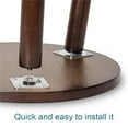 thumbnail image 3 of Wisfor Set of 2 Bamboo Side End Table Water-Proof Plant Display Stand Garden Stool ,16.5" Height, 3 of 10