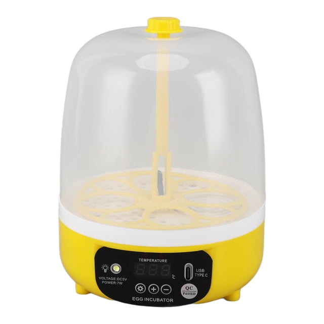 Incubadora Automática De Huevos Con Control De Temperatura, Máquina Para Incubar Compacta Y Portátil Para Huevos, Huevos De Pato Y Huevos De Ganso: Diseño único, Eficiencia De