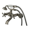 thumbnail image 3 of Elements Of Design ES2655X Double Handle 3-1/2" To 8-1/2" Center Wall Mounted Clawfoot Tub, 3 of 4