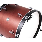 PDP Concept Classic 3-Piece Bop Drum Kit Shell Pack, 22 Bass, Oxblood and Ebony Hoops