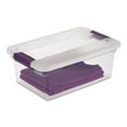 thumbnail image 5 of Sterilite 66 Qt Latch Lid Tote, 6 Pack, and 15 Qt Latch Lid Tote, 6 Pack, 5 of 6