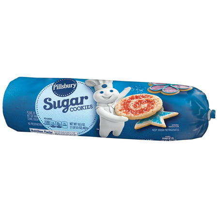 Pillsbury Refrigerated Cookies Sugar 16.5 oz Tube ...